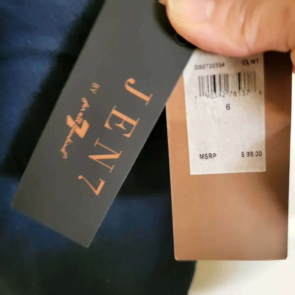 Jen7 Comfort Skinny Pull-On EnhanceMe Jeans Midnight Blue Sz 6/Sz 10/Sz 12 NWT - Picture 8 of 10